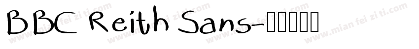 BBC Reith Sans字体转换